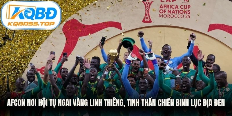 AFCON nơi hội tụ ngai vàng linh thiêng, tinh thần chiến binh lục địa đen