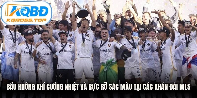 Bầu không khí cuồng nhiệt và rực rỡ sắc màu tại các khán đài MLS hiện đại
